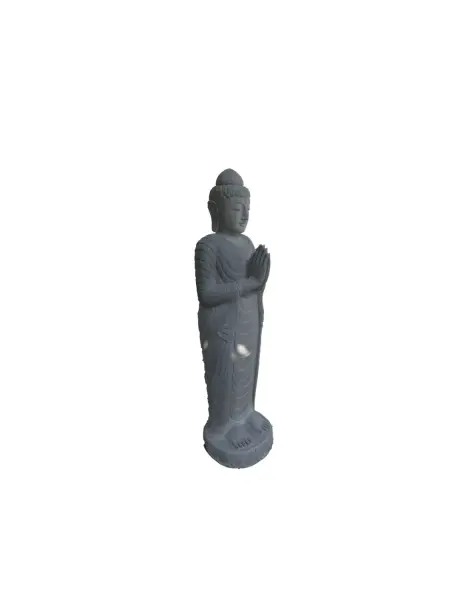 Product image 6 of the product “Standing Buddha made of Riverstone, position Namaskara , H. 119cm. ”